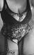 black and white