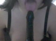 Dildo in bocca